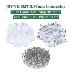JST VH 3.96mm Pitch 3 Pin Female Housing Male Adapter Connector Plug Socket