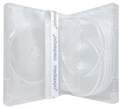 25 Clear 12 Disc DVD Cases & 100 OPP Bags
