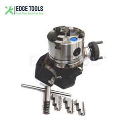 4″ Inch Tilting Rotary Table With 100 mm Self Centering Chuck And Backplate USA