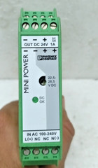 Phoenix Contact MINI-PS-100-240AC/24DC/1 Order No : 29 38 84 0, 2938840