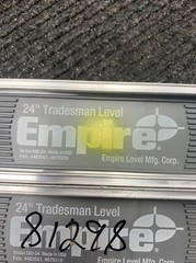 Used Lot of 2 Empire Level 580-24 24″