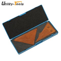 2Pcs 45 45 90 Degree Angle Blocks 30 60 90 Degree Angle Machinist Plate 0.0001″