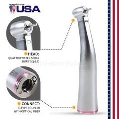 Dental 1:5 Increasing Contra Angle Optic LED Handpiece Fit for Electric Motor sk