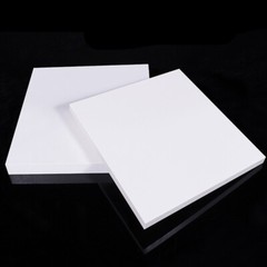 White PTFE Sheet Plate Hard Plastic Panel High Thermoplastic Thick 0.2-30mm DIY