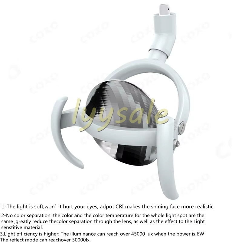 22mm 26mm Dental Reflectance LED Chair Lamp Oral Light Dentist Unit Chair Use