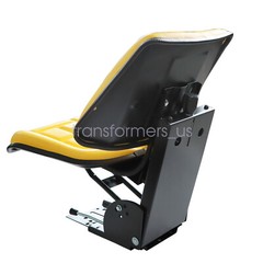 Yellow Tractor Suspension Seat Fit John Deere 5200 5210 5300 5310 5510