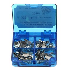 20 Sets Dental Orthodontic Buccal Tubes 1st 2nd Molar MBT Roth 022 Bondable Mesh
