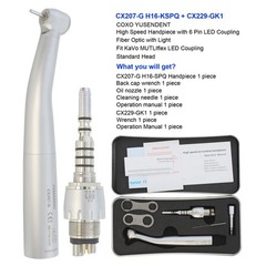 COXO Handpiece Dental High Speed Turbine Fiber Optic For KaVo MULTIflex Coupler