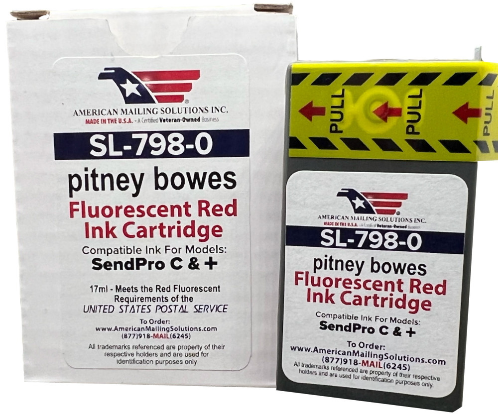Pitney Bowes SL-798-0 Ink Cartridge replacement for the SendPro postage meters
