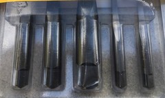 Irwin Hanson 53635 Straight Flute Screw Extractor Set ST-1 Through ST-5 USA