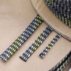 12MM Wide Soft Braided Expandable Sleeve PP Cotton Yarn+PET Cable Wire Sheathing