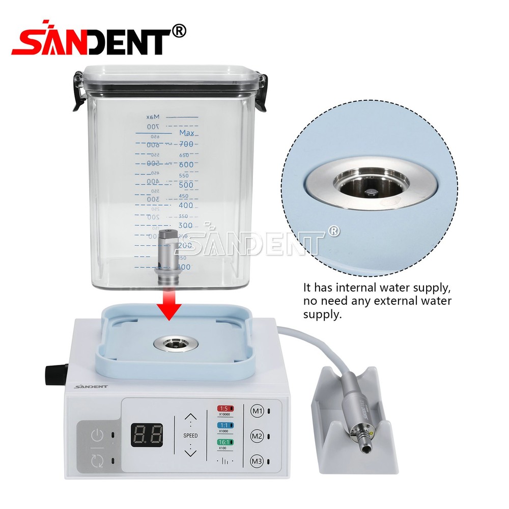 Dental LED Brushless Electric Micro Motor /1:5 Increasing Handpiece for Practice