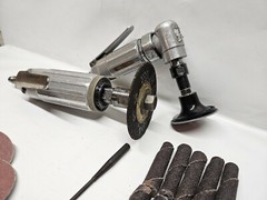 Dotco Die Grinders Lot Of 2 Dotco. 12,000 and 25,000 RPM, Collets 1/4.