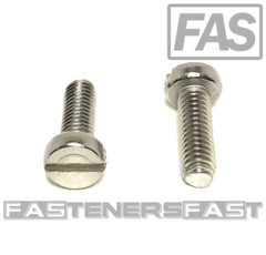 (50) M4-0.7 x12 Stainless Steel Slotted Cheese Head Machine Screw DIN84 A2 M4x12