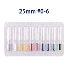 10Pc/Pack Dental Clinic High Quality Barbed Broaches Endodontic Steel Nerve 21mm