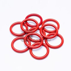 O Rings 3.53mm Cross Section Food Grade Red Silicone O-Ring Seals Washer Gasket