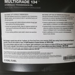 New Holland 2.5 Gal Multigrade 134 Hydraulic Transmission Oil Part # 73344280