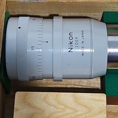 Nikon 6D Autocollimator Precision Measurement Grey Telescope w Original Case