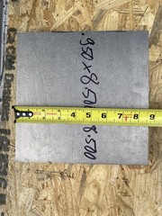 Titanium Plate 8.50” X 8.500” X .953” THK 6AL-4V Grade 5