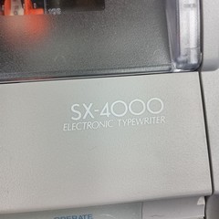 Brother SX-4000 Electronic Electric Typewriter – Working