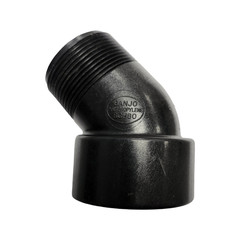 Banjo 45 Degree Poly Street Elbow 1-1/2″ FNPT X 1-1/2″ MNPT – SL150-45