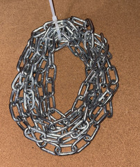 Coil Chain 10ft 10’ 5mm 3/16” 1100 lbs Rating – No Hooks – Q235 Steel