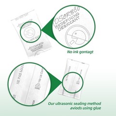 【0.5Gram 400 Packages】Ink-Free Silica Gel Desiccant