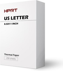 200 Sheets 8.5x11in US Letter Thermal Paper for Portable M08F-Letter Printer