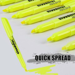 Yellow Highlighters, Bulk Pack Of 120, Bright Color Highlighter, Chisel Tip, …