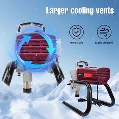 1700W High Pressure Airless Paint Sprayer High Efficiency Power Painting 110V