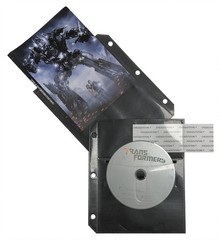 50 Black CD/DVD Half Sheet Storage Binder Filing Sleeve & Booklet **1-3 DAYS