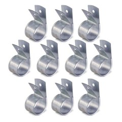 Highcraft CPVC Wrap-Around Pipe Strap, Galvanized Steel (10 Pack)