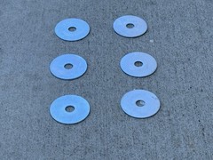 Sandbaggy 5/16” x 1-1/2” Galvanized Fender Washer (Zinc Plated)