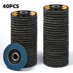 40Pcs 4-1/2in T29 Zirconia Flap Discs 40 60 80 120 Grit Sanding Grinding Wheels