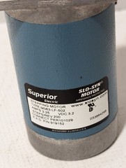Superior M063-LF-502 Slo-Syn Stepping Motor, 3.2vdc, 3.25A, 1/4″ Shaft Dia.