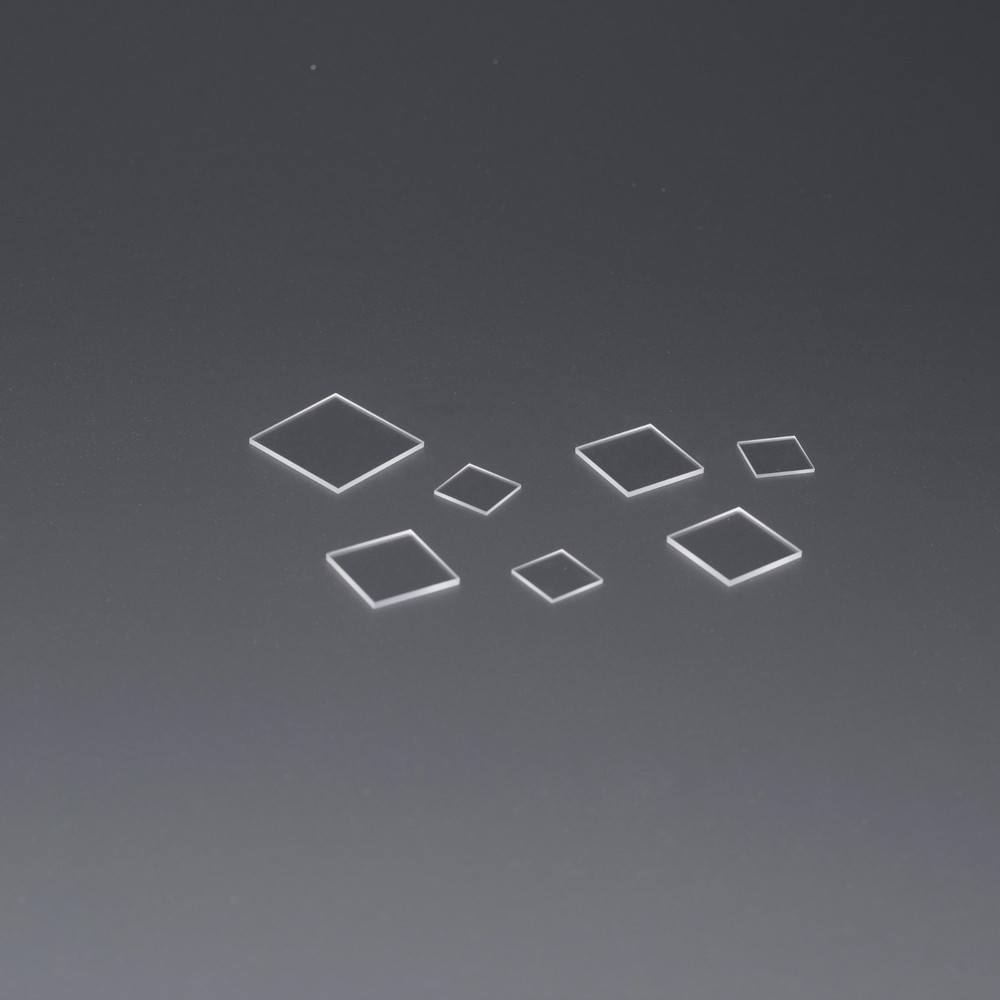 Imported Corning 7980 HPFS Fused Silica Glass Quartz Substrate 10x10x0.5/0.8mm