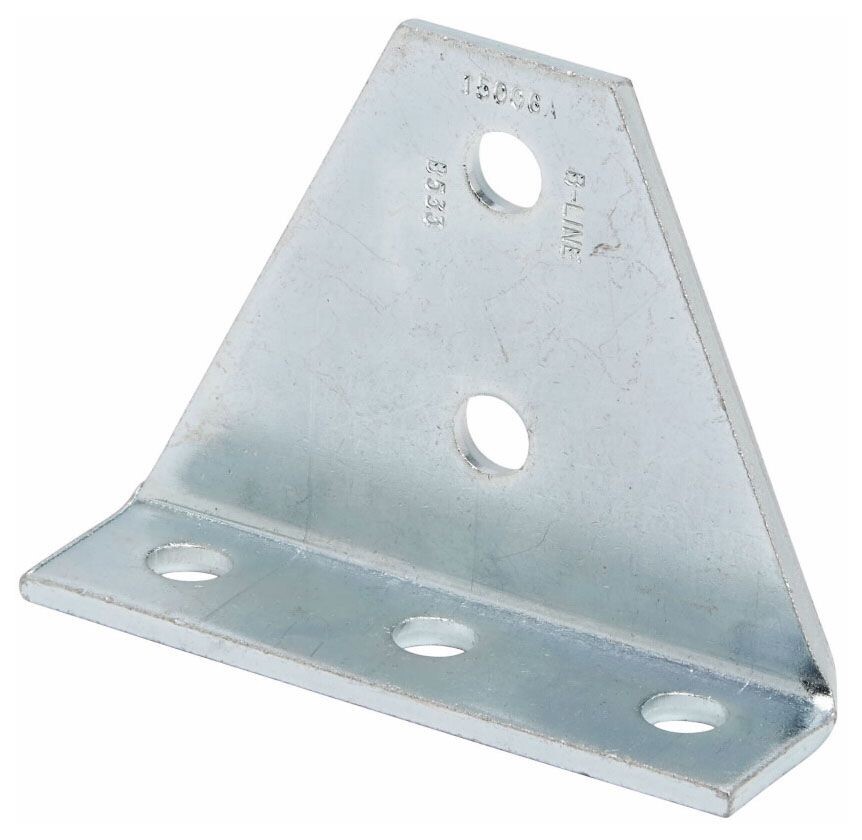 B-Line B533ZN, Strut Angle Fitting, B533 Zn 90D Angl Fitting, 1 PC