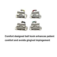 Dental Orthodontic Buccal Tubes 1st Molar Tube MBT Roth 022 tubos de ortodoncia