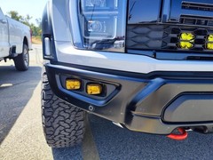 2pc 2500K Selective Yellow Colored LED Pod Fog Light Shield Cover Lenses – F150