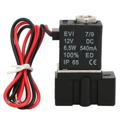 2 Pack 2 Way Normally Closed DC 12V Electric Solenoid Air Valve 1/4″ NPT