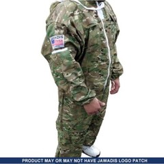 Medium Adult Beekeeper Full Bee Suit with Fence Veil – Camouflage Conceal Green