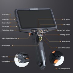 Teslong Ultra-Thin 3.9mm Borescope Inspection Camera Industrial Endoscope 6″ IPS