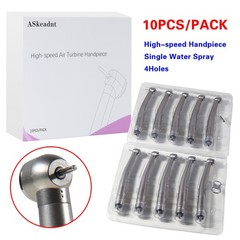 10 Packs NSK Style Dental High Speed Handpiece Push Button 4Hole Air Turbine USA