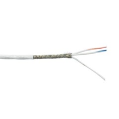 M27500-24TG3T14 24 AWG 3 Conductor Shielded 150°C Mil-Spec Wire White 600V