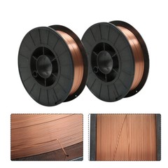 2 Rolls ER70S-6 .023 Inch (0.6 mm) Mild Steel MIG Welding Wires 10Lbs Spool Wire