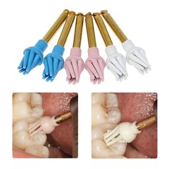 6 Dental Composite Resin Polishing Wheel Kit Spiral Flex Burs Fine/Medium/Coarse