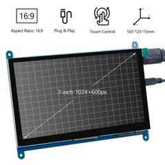 Hosyond 7 Inch IPS LCD Touch Screen Display Panel 1024×600 Capacitive Scree