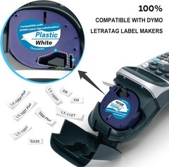 Self-Adhesive 3-Pack DYMO LT Label Maker Tape – Easy Peel with No Residue