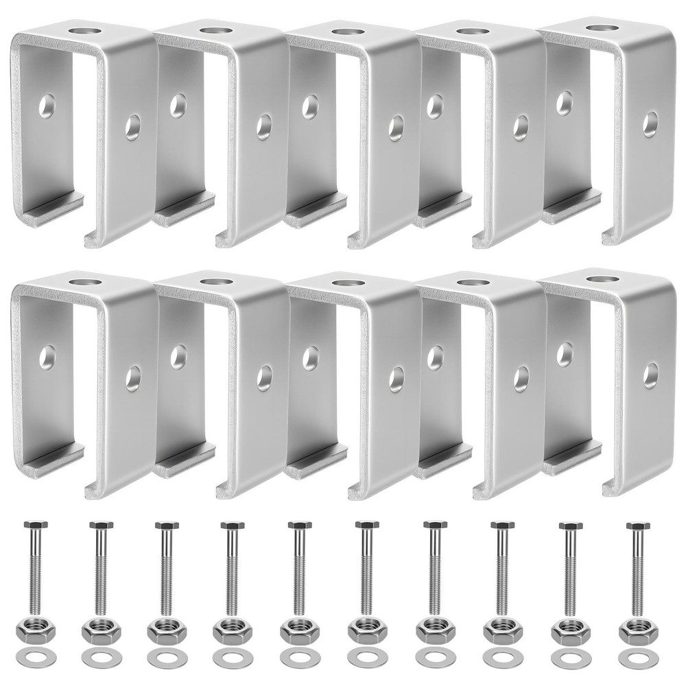 20 Pack Heavy-Duty Channel Trolley Track Hanger Bracket for UNISTRUT Strut Chann
