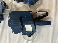 SATO AVERY DENNISON 216 Price Sticker Gun Retail Store Blue 2 Line Lot Of 3